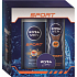 Nivea Men Sport antiperspirant sprej 150 ml + Sport sprchový gel 250 ml + krém 30 ml kosmetická sada
