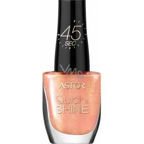 Astor Quick & Shine Nail Polish lak na nehty 308 Shiny Day 8 ml