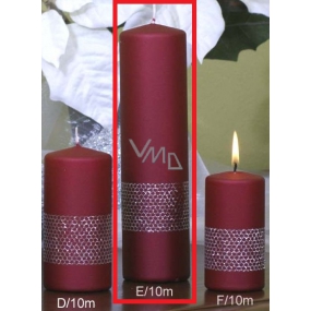 Lima Stuha svíčka vínová válec 60 x 220 mm 1 kus