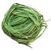 Raffia zelená nabarvené lýko k dekoraci 30 g