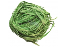 Raffia zelená nabarvené lýko k dekoraci 30 g