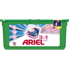 Ariel Touch of Lenor Fresh 3v1 gelové kapsle na praní prádla 30 kusů 897 g