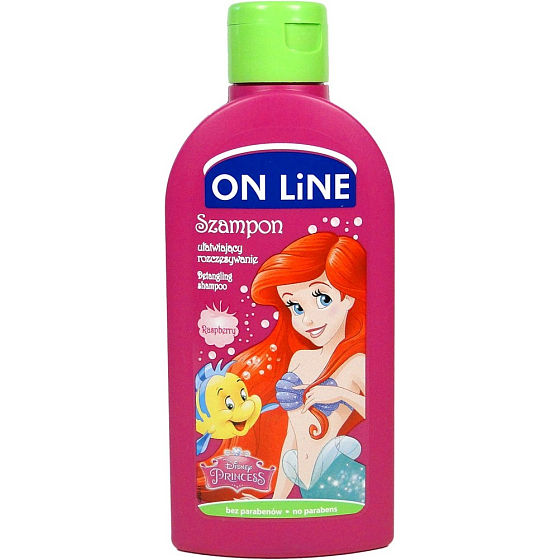 On Line Kids Ariel Malina 2v1 sprchový gel a šampon na vlasy pro děti 250 ml