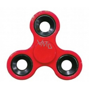 Fidget Spinner Klasik antistresová vychytávka červený 7,5 x 7,5 cm