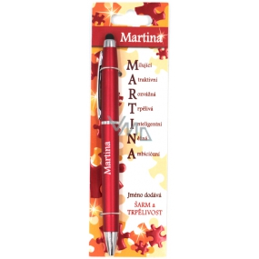 Nekupto Stylus Propiska se jménem Martina