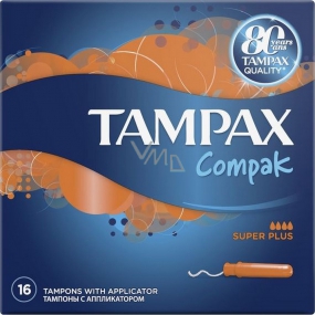 Tampax Compak Compak Super Plus dámské tampony s aplikátorem 16 kusů