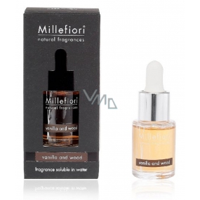 Millefiori Milano Natural Vanilla & Wood - Vanilka a Dřevo Aroma olej 15 ml