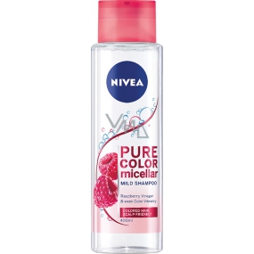 Nivea Pure Color Micellar jemný micelární šampon pro barvené vlasy 400 ml