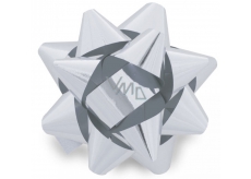 Nekupto Hvězdice střední metal stříbrná 6,5 cm HX 127 02