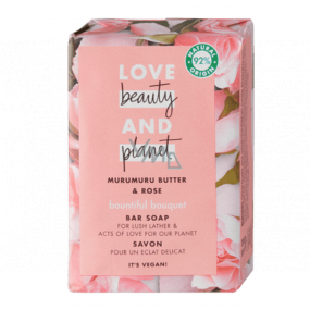 Love Beauty & Planet Murumurské máslo a Růže toaletní mýdlo 100 g