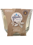 Glade Maxi Romantic Vanilla Blossom s vůní vanilkového květu vonná svíčka ve skle, doba hoření až 52 hodin 224 g