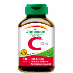 Jamieson Vitamin C s postupným uvolňováním 500 mg doplněk stravy 100 tablet