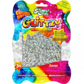 Joker Slimy Glitzi Sliz stříbrný, hvězdy, srdíčko 120 g