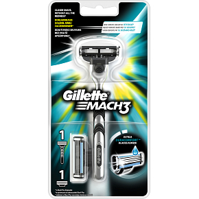 Gillette Mach3 holící strojek + 2 hlavice