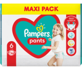 Pampers Pants velikost 6, 15+ kg plenkové kalhotky 36 kusů