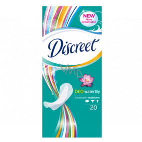 Discreet Deo Waterlily slipové intimní vložky pro každodenní použití 20 kusů