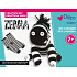 Ditipo Kreativní set - Šití z ponožky Zebra 21 x 16 x 4 cm věk 7+