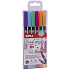Apli Brush Marker štětcový fix se dvěma hroty pastelový 6 kusů, sada
