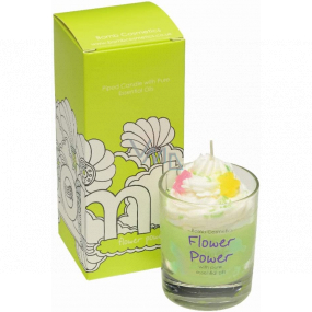 Bomb Cosmetics Síla květin - Flower Power vonná přírodní, ručně vyrobena svíčka ve skle hoří až 35 hodin