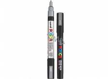 Posca Univerzální akrylátový popisovač 0,9 - 1,3 mm Stříbrná PC-3M