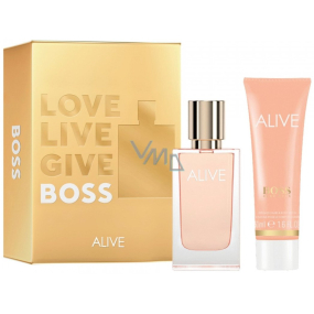 Hugo Boss Alive parfémovaná voda 30 ml + tělové mléko 50 ml, dárková sada pro ženy