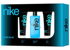 Nike Ultra Blue Man toaletní voda 100 ml + voda po holení 75 ml + sprchový gel 75 ml, dárková sada pro muže