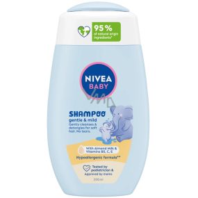 Nivea Baby Gentle & mild jemný šampon pro snadnější rozčesávání vlasů 200 ml