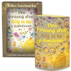Nekupto Svítící lucerna Pro krásný den 13,7 x 20 x 5 cm