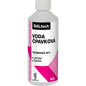BALTECH čpavková voda 25 %, technická, 450 g