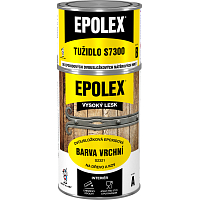 EPOLEX BARVA VRCHNÍ S2321 epoxidová dvousložková  na dřevo, kov, zdivo, 1000 bílá, 700 g + tužidlo 240 g