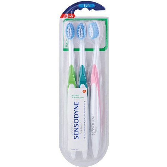 Sensodyne Expert Soft zubní kartáčky pro citlivé zuby, tripack
