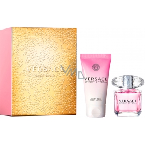 Versace Bright Crystal toaletní voda 30 ml + tělové mléko 50 ml, dárková sada pro ženy