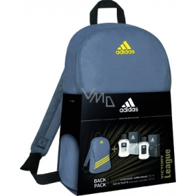 Adidas Victory League toaletní voda pro muže 100 ml + voda po holení 100 ml + batoh, dárková sada