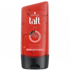 Taft Looks V12 Power Gel Fast Drying Speed Hold stylingový gel na vlasy 150 ml