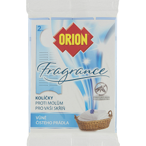 Orion Fragrance Kolíčky proti molům vůně čistého prádla 2 ks Orion Fragrance Kolíčky proti molům vůně čistého prádla 2 ks