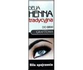 Delia Cosmetics Henna barva na obočí Grafitová 2 g