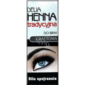 Delia Cosmetics Henna barva na obočí Grafitová 2 g