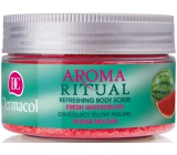 Dermacol Aroma Ritual Vodní meloun Osvěžující tělový peeling 200 g Fresh Watermelon