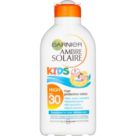 Garnier Ambre Solaire Kids SPF30 mléko na opalování pro děti 200 ml