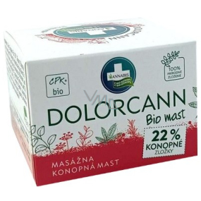 Annabis Dolorcann Bio konopná mast na svaly, záda, klouby a šlachy 50 ml