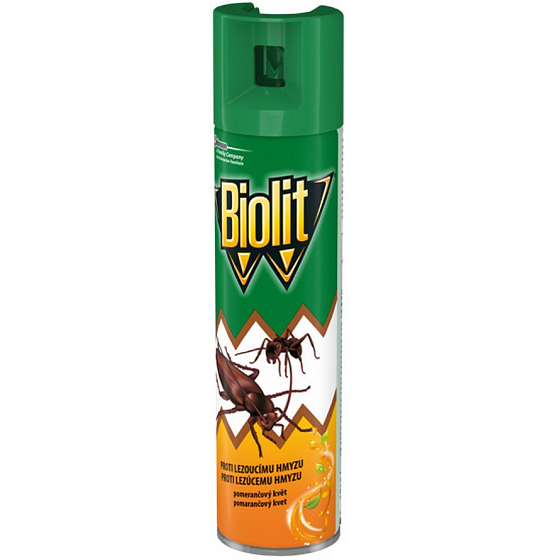 Biolit P proti lezoucímu hmyzu s vůní pomeranče sprej 400 ml