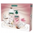 Palmolive Gourmet Coconut Joy sprchový gel 250 ml + Orchid & Coconut Milk Handwash + Lotion tekuté mýdlo s dávkovačem 250 ml, kosmetická sada