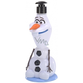 Disney Frozen 3D figurka sprchový gel a šampon na vlasy pro děti dávkovač 400 ml