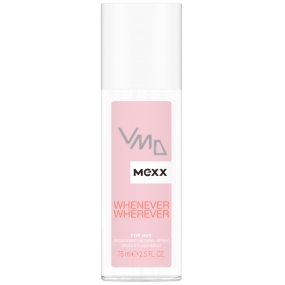 Mexx Whenever Wherever for Her parfémovaný deodorant sklo pro ženy 75 ml
