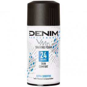 Denim Performance Extra Sensitive pěna na holení pro muže, pro citlivou pleť 300 ml