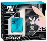 Playboy You 2.0 Loading toaletní voda pro muže 60 ml + sprchový gel 250 ml, dárková sada pro muže