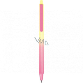Colorino Gumovatelné pero Pastel žlutorůžové, modrá náplň 0,5 mm