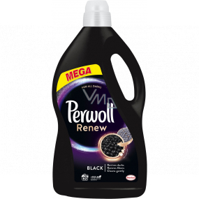 Perwoll Renew Black prací gel navrací intenzivní černou barvu, obnovuje vlákna 62 dávek 3,72 l