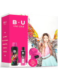 B.U. One Love toaletní voda 50 ml + deodorant sprej 150 ml + čepice, kosmetická sada pro ženy