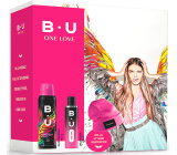 B.U. One Love toaletní voda 50 ml + deodorant sprej 150 ml + čepice, kosmetická sada pro ženy